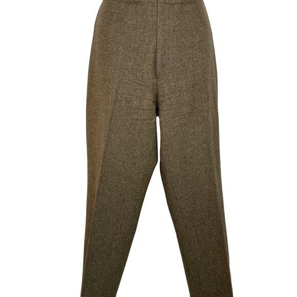 Harold Powell Men's Brown Wool Pants Size 33x30 - Picture 1 of 8